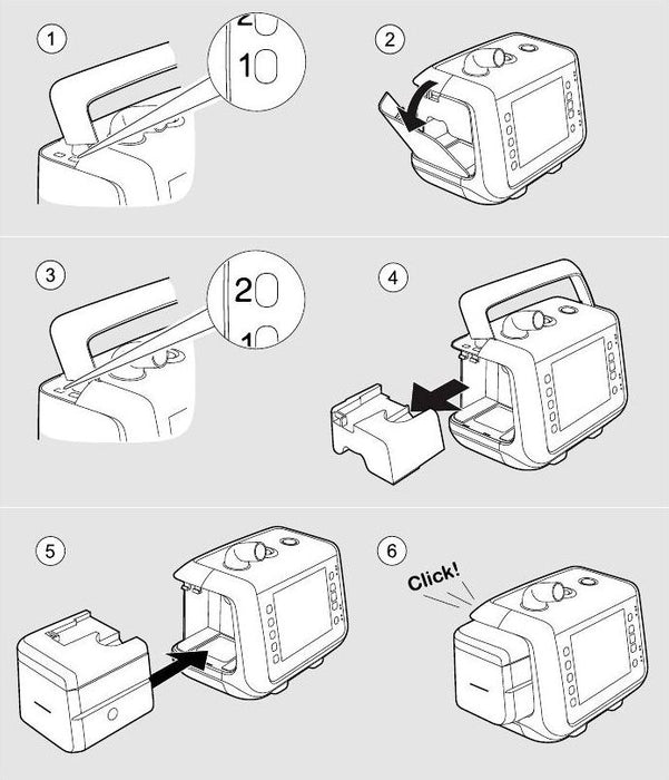 Click-in Humidifier for Breas Vivo 45 LS