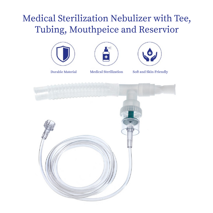 Salter Labs Adult Home Nebulizer Kit with 7ft Tubing and Med Cup