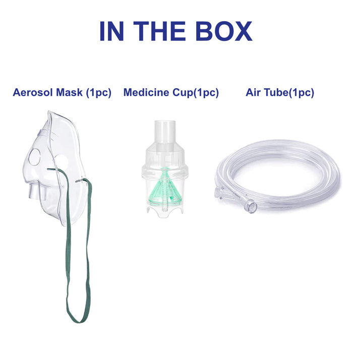 Roscoe Medical Adult Home Nebulizer Mask Kit with Med Cup & 7ft Tubing