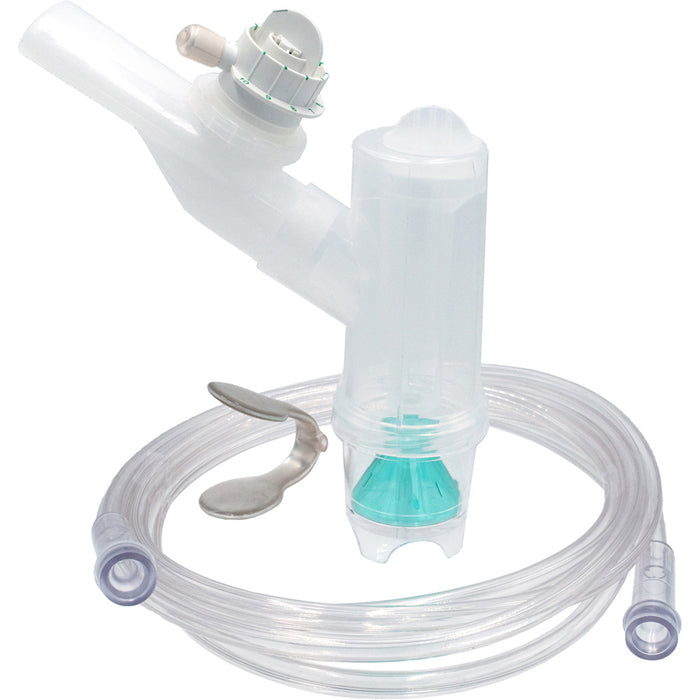 Salter Labs Nebutech HDN Disposable Aerosol Mask Nebulizer Kit with 7' Tubing, Mouthpiece, & Universal Adaptor