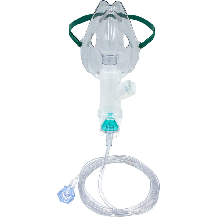 Salter Labs Nebutech HDN Disposable Aerosol Mask Nebulizer Kit with 7' Tubing, Mouthpiece, & Universal Adaptor