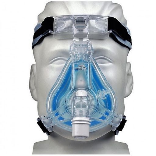 Philips Respironics ComfortGel Blue Full Face CPAP Mask with Headgear