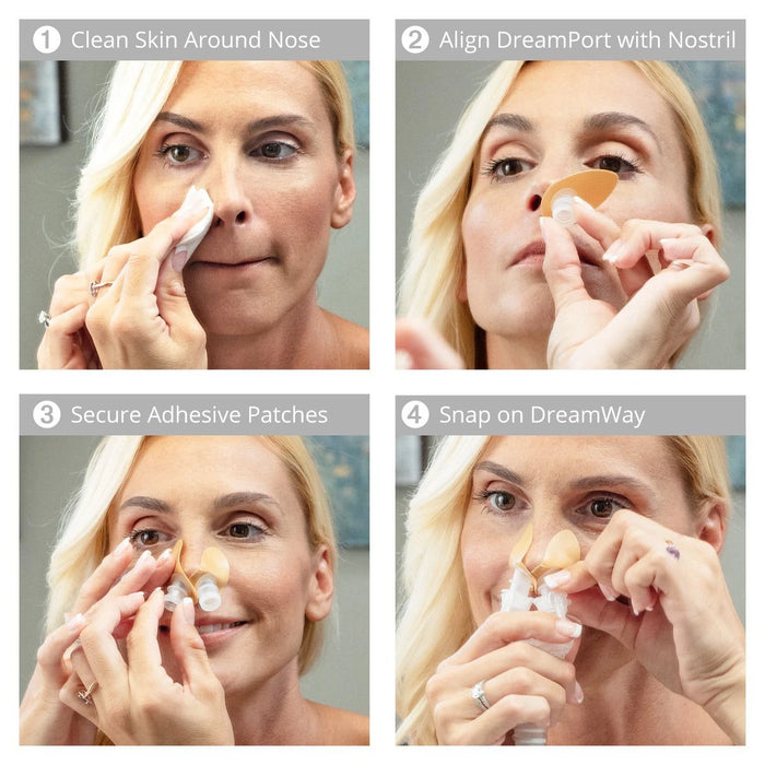 Bleep DreamPort Replacement Nasal Pillows w/ Adhesive Nose Covers