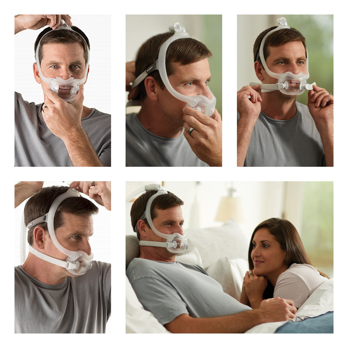 Philips Respironics DreamWear Full Face CPAP Mask with Headgear ...